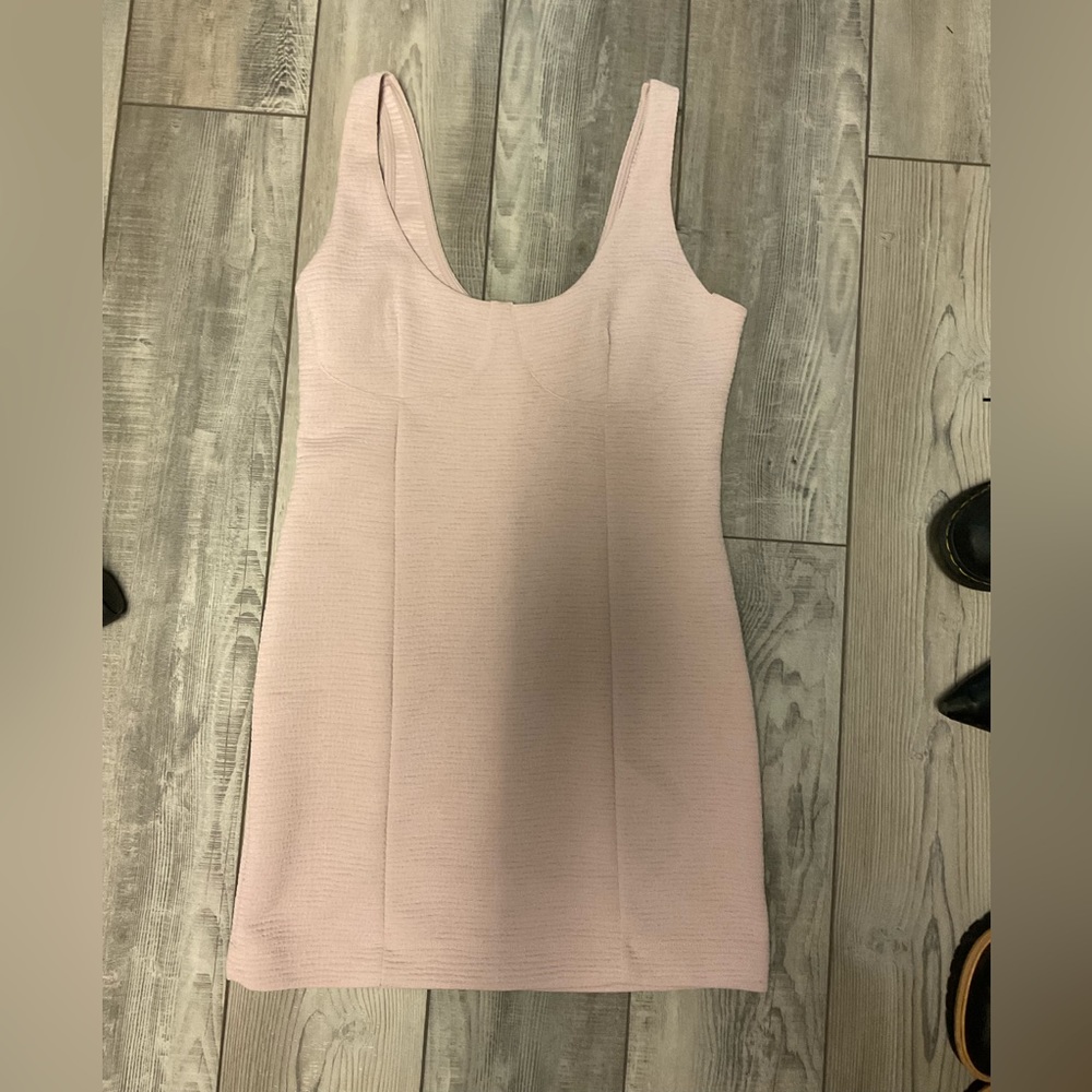 Never worn light pink mini dress.